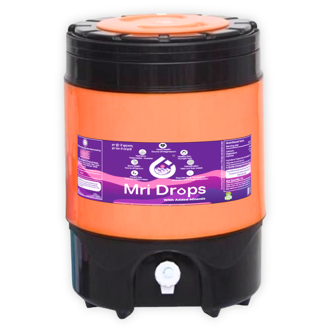 Mri Drops Premium Drinking Water - 18 Litres (Chilled)